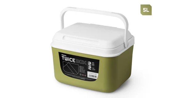 DELPHIN - Set chladících boxů TwiceBOX 2v1 5 l+3 l 2x 400 ml