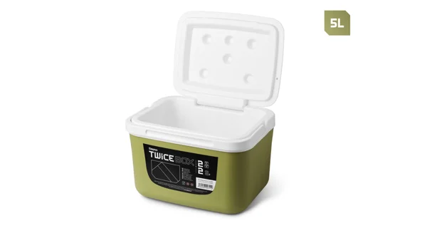 DELPHIN - Set chladících boxů TwiceBOX 2v1 5 l+3 l 2x 400 ml