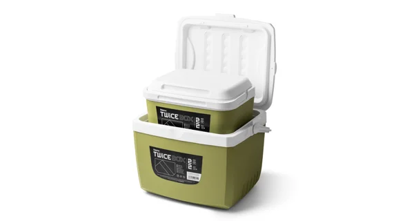 DELPHIN - Set chladících boxů TwiceBOX 2v1 5 l+3 l 2x 400 ml