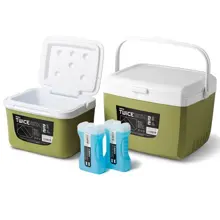 DELPHIN - Set chladících boxů TwiceBOX 2v1 5 l+3 l 2x 400 ml