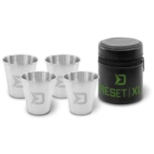 DELPHIN - Set nerezových pohárků Reset XL 4v1
