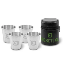 DELPHIN - Set nerezových pohárků Reset XL 4v1