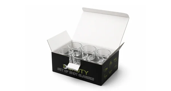 DELPHIN - Set skleněných skleniček SHOTY 6v1 55 ml 6 ks