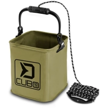 DELPHIN - Skládací vědro CUBO 10 l + Provaz 7 m