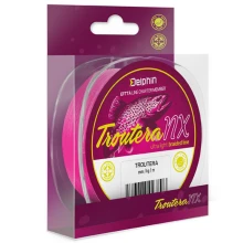 DELPHIN - Splétaná Šňůra Troutera NX 0,045 mm 1,7 kg 135 m Růžová