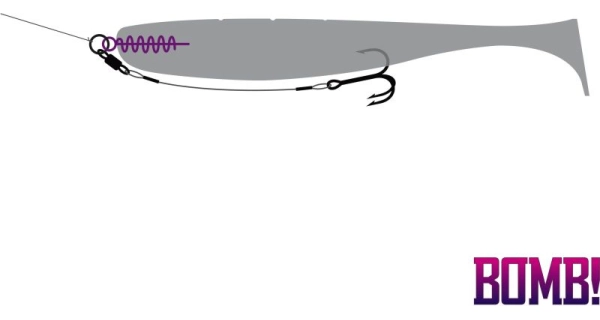 DELPHIN - Šroubovací systém BOMB! Twisto O-Lock 3 cm 5 ks