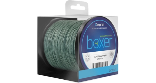 DELPHIN - Sumcová šňůra Boxer Zelená 0,50 mm 41,7 kg 1100 m