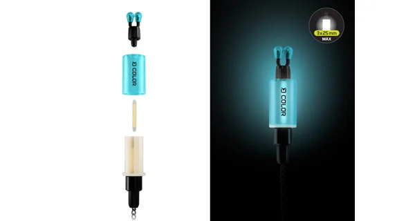 DELPHIN - Swinger sada řetízkových indikátorů Color Červený Modrý 2 ks