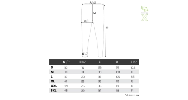DELPHIN - Termoprádlo EnergyX spodní díl vel. 3XL