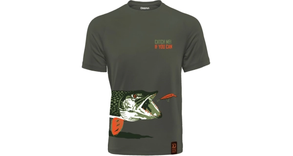 DELPHIN - Tričko CATCH ME! štika vel. 3XL
