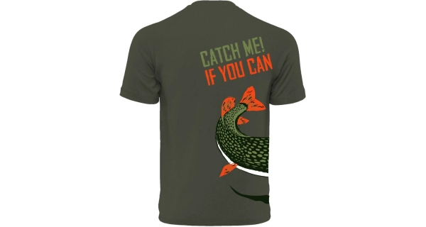 DELPHIN - Tričko CATCH ME! štika vel. 3XL