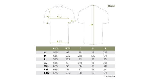 DELPHIN - Tričko Logos vel. XL