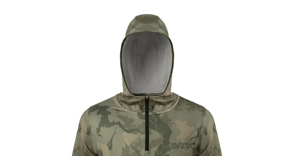 DELPHIN - Tričko s kapucí UV ARMOR 50+ Banx vel. M