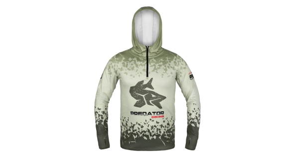 DELPHIN - Tričko s kapucí UV Armor 50+ Predator vel. 3XL