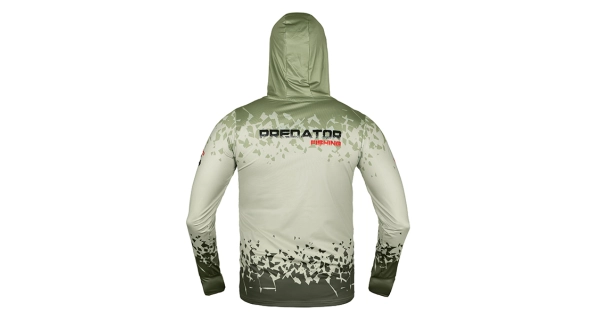 DELPHIN - Tričko s kapucí UV Armor 50+ Predator vel. 3XL