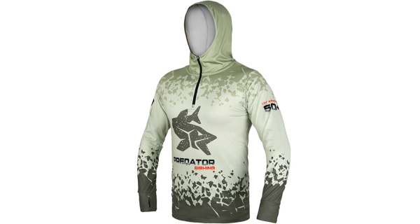 DELPHIN - Tričko s kapucí UV Armor 50+ Predator vel. XL