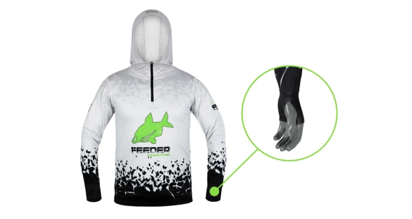 DELPHIN - Tričko s kapucí UV Armor 50+ Reaxe vel. M