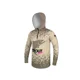 DELPHIN - Tričko s kapucí UV ARMOR 50+ Trout vel. S