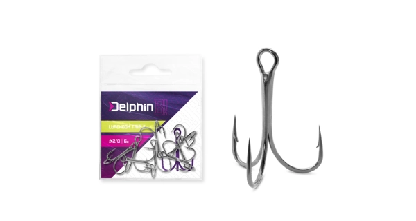DELPHIN - Trojháček B! LureHook Triple vel. 1/0 6 ks