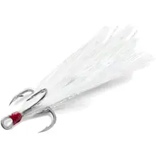 DELPHIN - Trojháček Bird Hook Triple Bílá vel. 10 3 ks