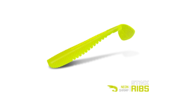 DELPHIN - Umělá nástraha B! StinxRibs 20 ks 5 cm Shrimp Neon
