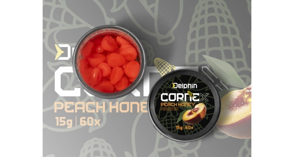 DELPHIN - Umělá nástraha CorneX Pop Up 60 ks Medová broskev
