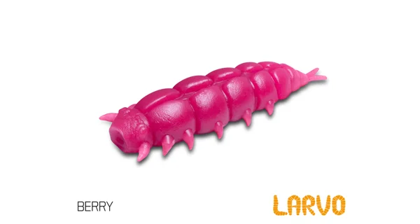 DELPHIN - Umělá nástraha LARVO Cheese 3 cm 15 ks Berry