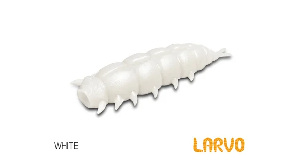 DELPHIN - Umělá nástraha LARVO Cheese 3 cm 15 ks White
