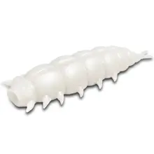 DELPHIN - Umělá nástraha LARVO Cheese 3 cm 15 ks White
