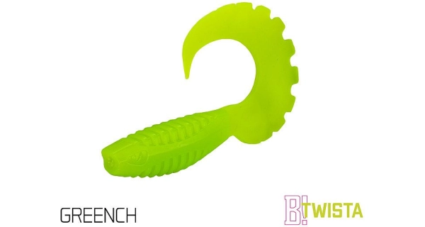 DELPHIN - Umělá nástraha Twista UVs Greench 8 cm 5 ks