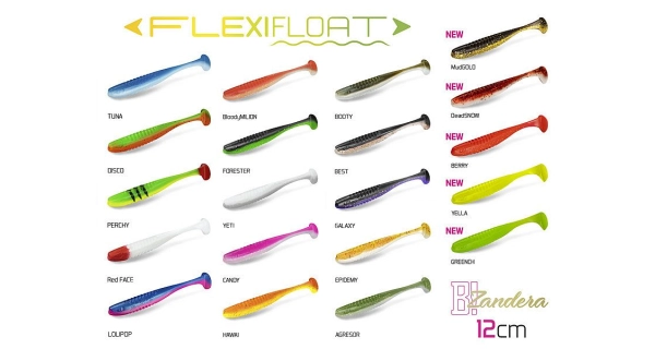 DELPHIN - Umělá nástraha Zandera FlexiFloat UVs Hawai 12 cm 5 ks