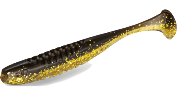 DELPHIN - Umělá nástraha Zandera UVs MudGold 12 cm 5 ks