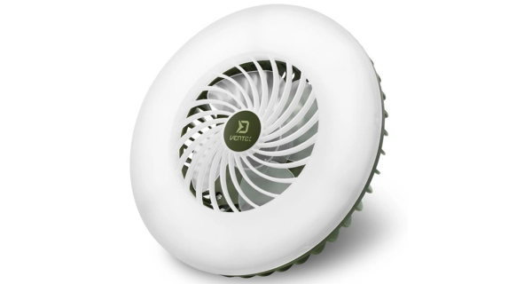 DELPHIN - Ventilátor se světlem Ventix 4400 mAh