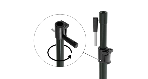 DELPHIN - Vidlička Classa Stick 60-95 cm