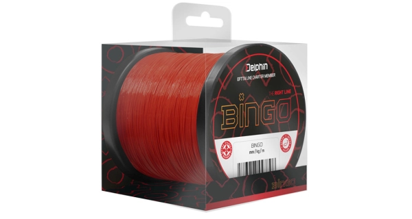 DELPHIN - Vlasec Bingo Matt Červená 0,35 mm 9,4 kg 1100 m