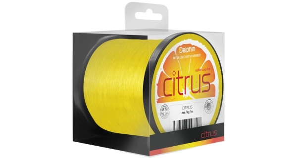 DELPHIN - Vlasec Citrus Žlutý 0,25 mm 5 kg 1200 m