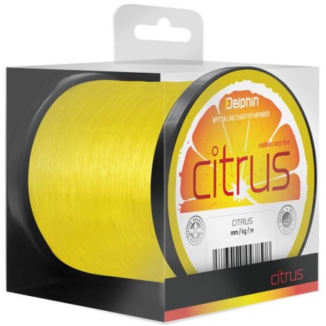 DELPHIN - Vlasec Citrus žlutý 0,28 mm 5,9 kg 1200 m