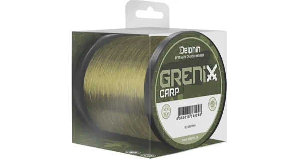 DELPHIN - Vlasec Grenix Carp Zelená 0,331 mm 7,39 kg 1000 m