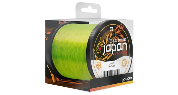 DELPHIN - Vlasec Japan Origin Fluo žlutá 0,369 mm 9,96 kg 600 m