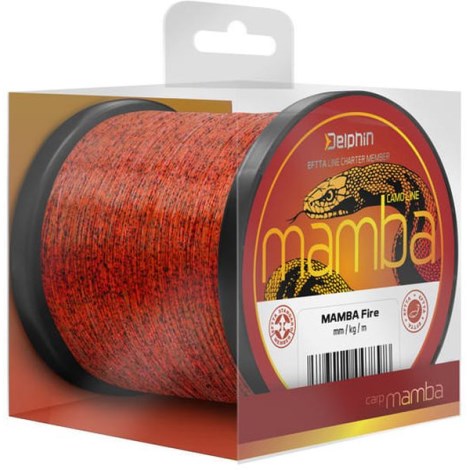 DELPHIN - Vlasec MAMBA Carp Fire 0,26 mm 5,2 kg 1200 m