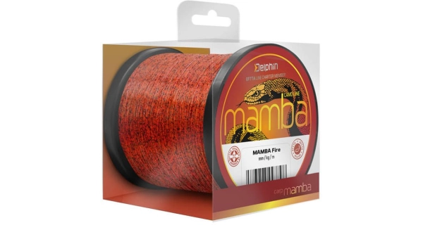 DELPHIN - Vlasec MAMBA Carp Fire 0,30 mm 7 kg 1200 m