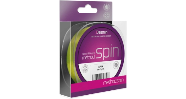 DELPHIN - Vlasec Method Spin Žlutá 0,18 mm 3 kg 300 m