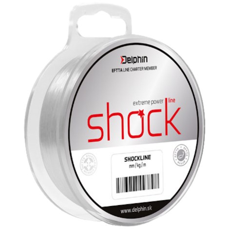 DELPHIN - Vlasec Shock Line 0,50 mm 15 kg 80 m