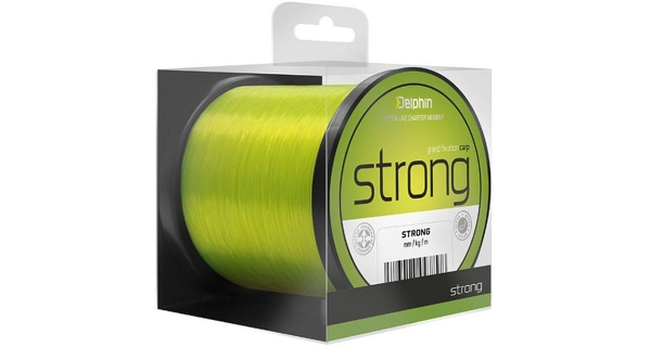 DELPHIN - Vlasec Strong Carp žlutý 600 m 0,30 mm 7,7 kg
