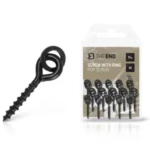 DELPHIN - Vrtáček s kroužkem TheEND POP Screw 15 ks M