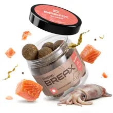 DELPHIN - Vyvážené boilies BreaX SeaKER Oliheň Losos 20 mm 100 g