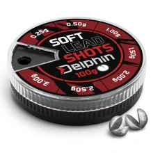 DELPHIN - Vyvažovací olůvka Soft Červená krabička 0,1-2,5 g 100 g