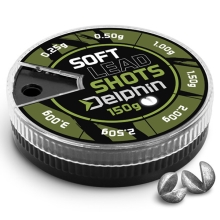 DELPHIN - Vyvažovací olůvka Soft Zelená krabička 0,1-2,5 g 150 g