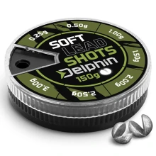 DELPHIN - Vyvažovací olůvka Soft Zelená krabička 0,1-2,5 g 150 g
