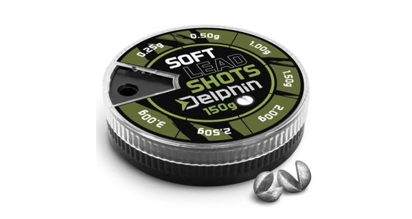 DELPHIN - Vyvažovací olůvka Soft Zelená krabička 0,25-3 g 150 g
